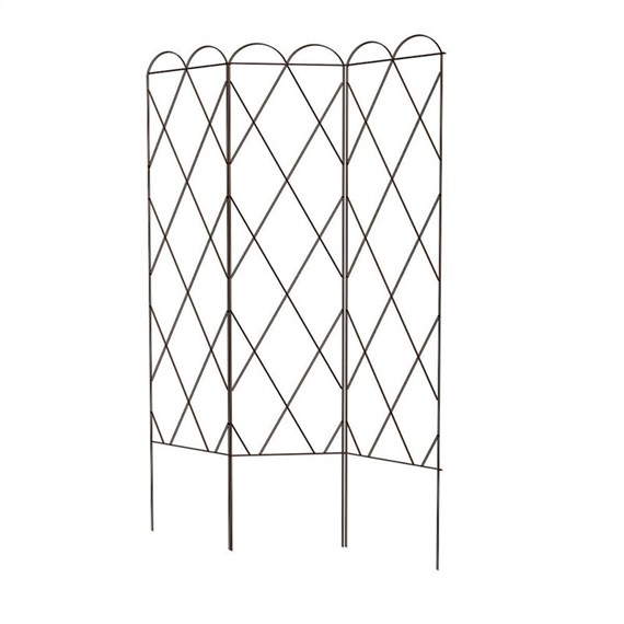 Panacea Rustic 3 Panel Expandable Pea Trellis & Plant Support - 152cm (90130)