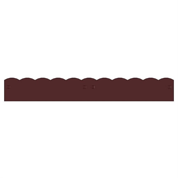 Panacea Scalloped Top Landscape Edging Section - 13 x 91cm (83641)