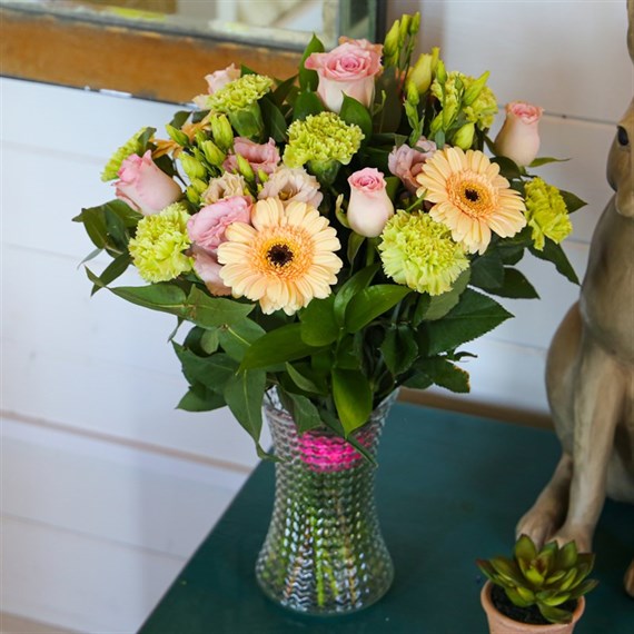 Pastel Hand Tied Bouquet - Classic