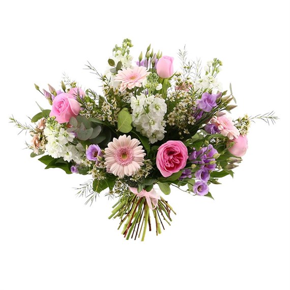 Pastel Meadow Hand Tied Floral Bouquet