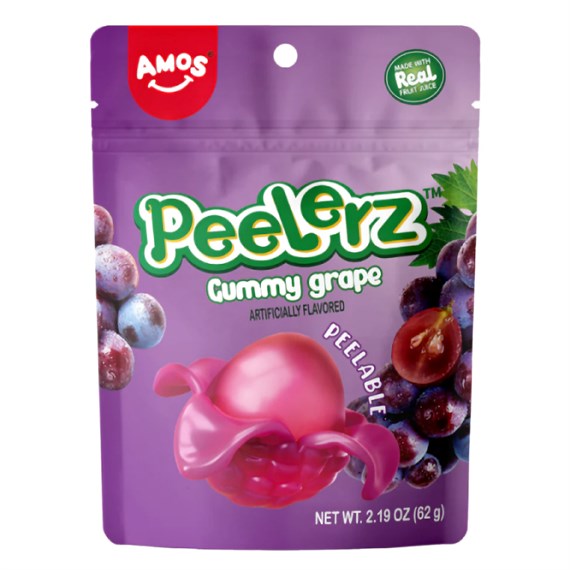 Peelerz Gummy Grape 170g American Import Sweet