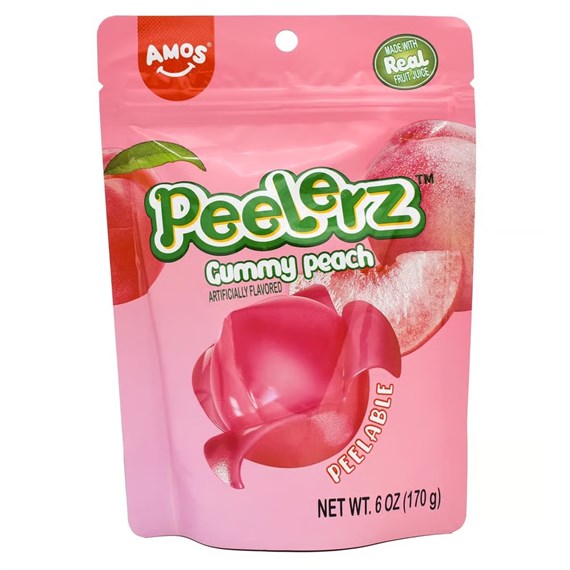 Peelerz Gummy Peach 170g American Import Sweet