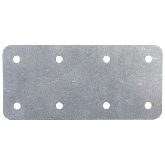 Perry Short Internal Sleeper Straight Flat Support Plate - Pre-Galvanised (47180000Pg)