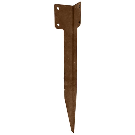 Perry Single Sleeper Corner Support Spike 440mm X 95mm - Brown (47130000Br)