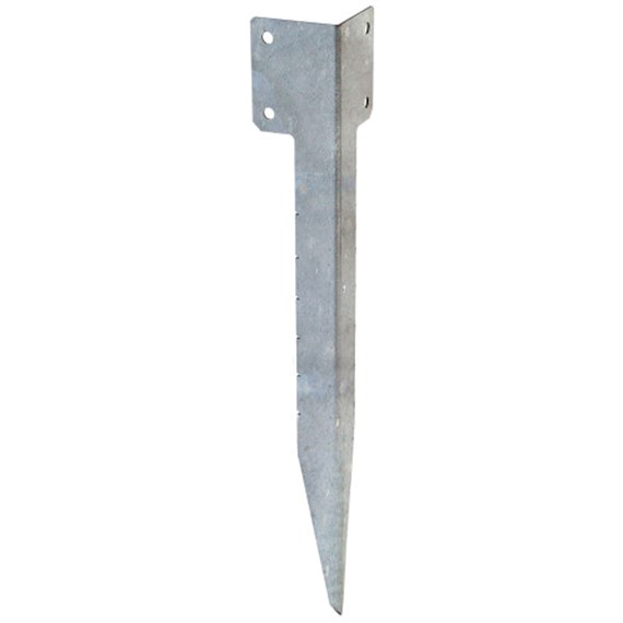 Perry Single Sleeper Corner Support Spike 440mm X 95mm - Pre-Galvanised (47130000Pg)