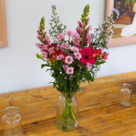 Pink and Lilac Letter Box Flowers