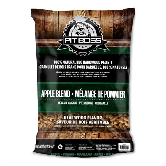 Pitboss All Natural BBQ Wood Pellets - Apple Blend 9kg (55233)