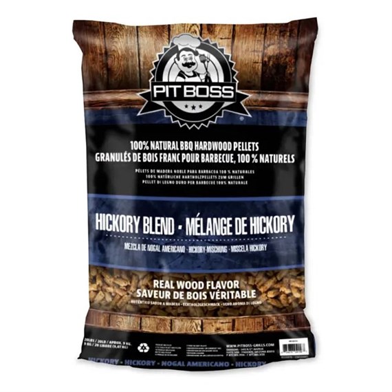 Pitboss All Natural BBQ Wood Pellets - Hickory Blend 9kg (55236)