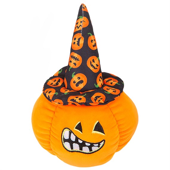 PMS 15cm Plush Halloween Pumpkin With Pumkpin Witches Hat (447080)