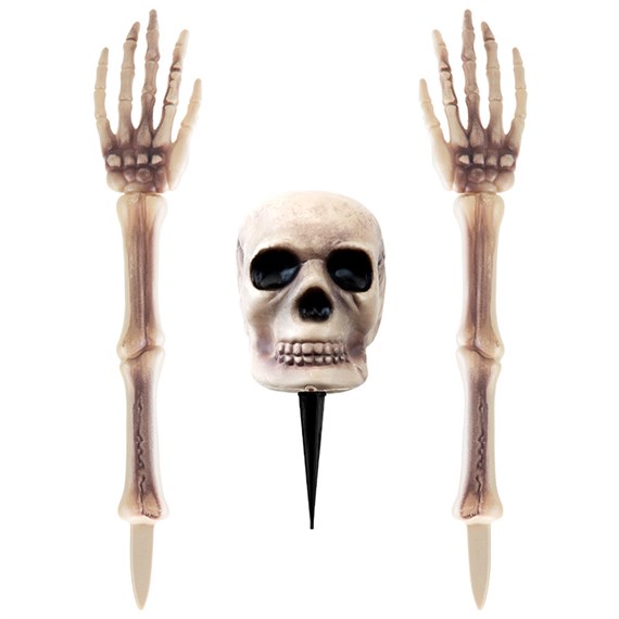 PMS 3 Piece Buried Skeleton Set Halloween Decoration (977172)