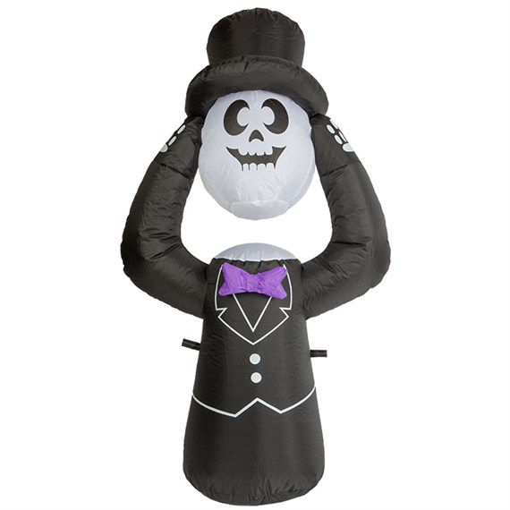PMS 4ft Inflatable Undertaker Ghost Halloween Decoration (977237)