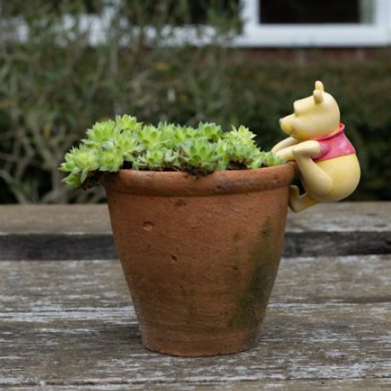Potty Feet Decorative Pot Buddies - Pooh Climbing Into A Pot (PBWTP0002C)