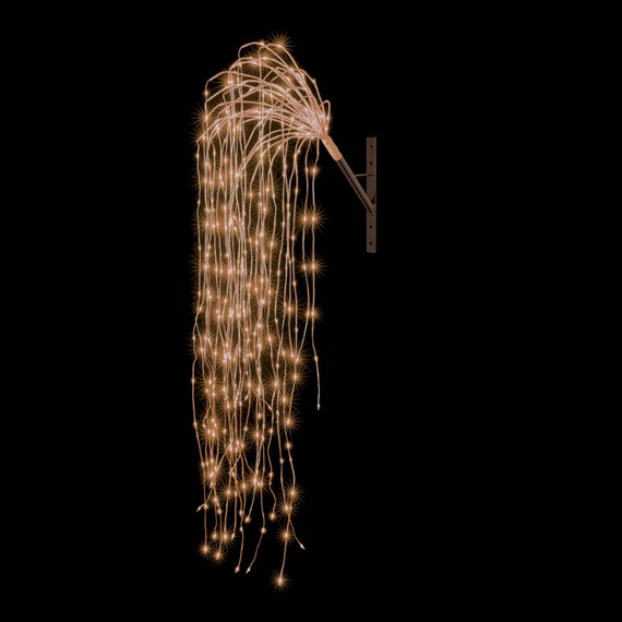 Premier 1.2m Warm White Light Up Christmas Waterfall Wall Lights (LV243091WW)