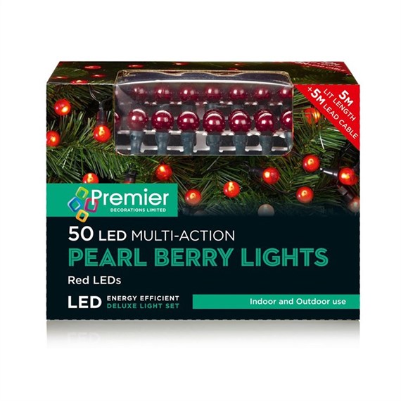 Premier 50 Multi Action Red Pearl Berry Lights Leds Premier 50 Multi Action Red Pearl Berry Lights Leds Lv161426r Jpg