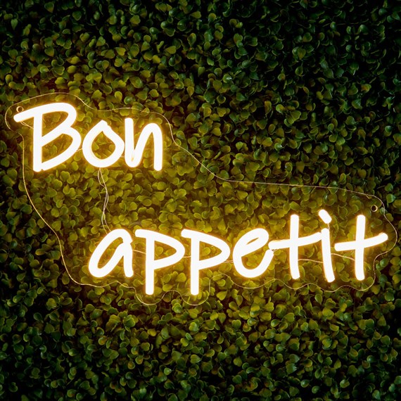 Premier Bon Appetit LED Neon Sign in Warm White (LT250727)