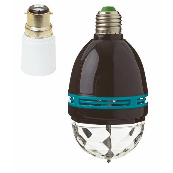 Premier LED Disco Light Bulb With Bayonet Fitting (LI171599) Christmas Lights