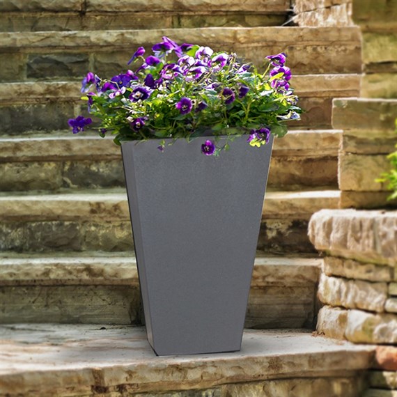 Primeur Sonata Planter 50cm Pewter (P00017889)