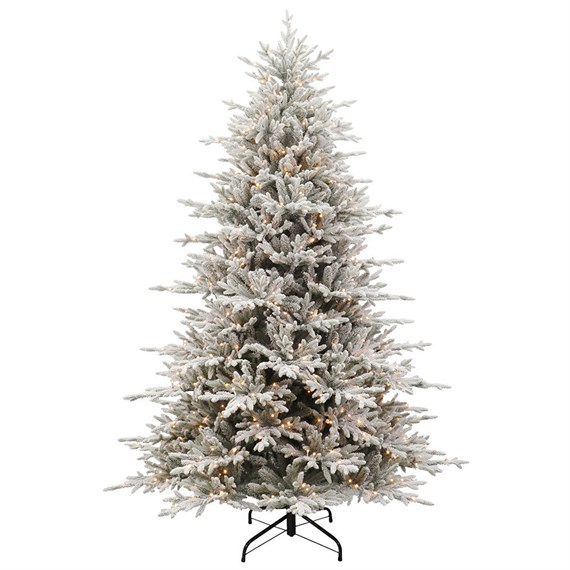 Puleo 2.1m (7ft) Arcadia Pine Flocked Pre Lit Artificial Christmas Tree (ARPF-70QLDTF5K5U)