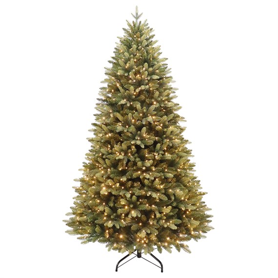 Puleo 2.1m (7ft) Everett Spruce Pre Lit Artificial Christmas Tree (EVE-70NAQLDTF5K7U)