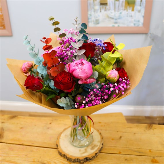 Rainbow Dreams Handtied Pride Cut Flower Bouquet