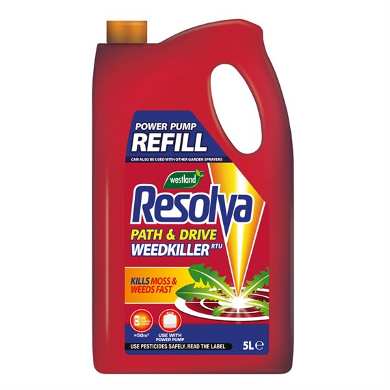 Resolva Path &Drive Weedkiller 5L Power Pump Refill (20300716)