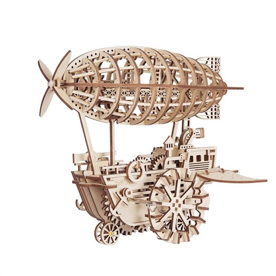 Rolife Airship Mechanical 3D Wooden Puzzle by Robotime (LK702)