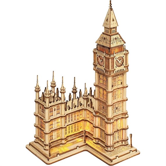 Robotime Big Ben 3D Light Up Wooden Puzzle (TG507)