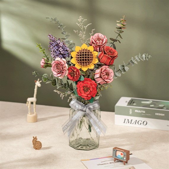 Robotime Flower Bouquet  3D Wooden Puzzle (TW01H)