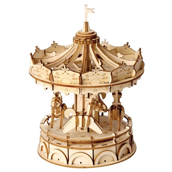 Robotime Merry-Go-Round Modern 3D Wooden Puzzle (TG404)