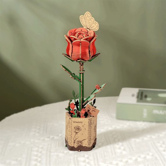 Robotime Red Rose 3D Wooden Puzzle (TW042)