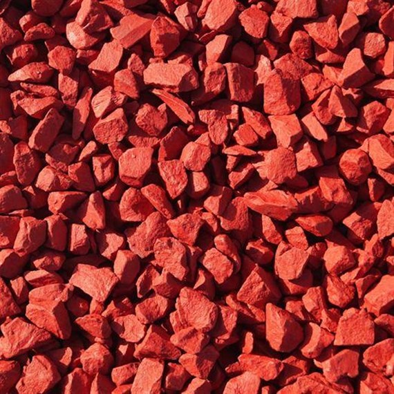 Rockin Colour Chilli Red Decorative Stones 20kg