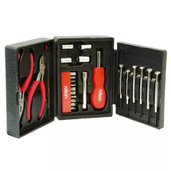 Rolson 26 Piece Mini Tri Fold Tool Kit (36039)