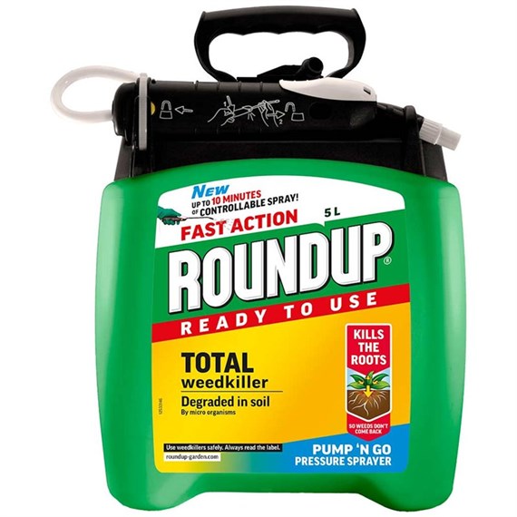 Roundup Fast Action Pump N go Weed Killer - 5L (119407)