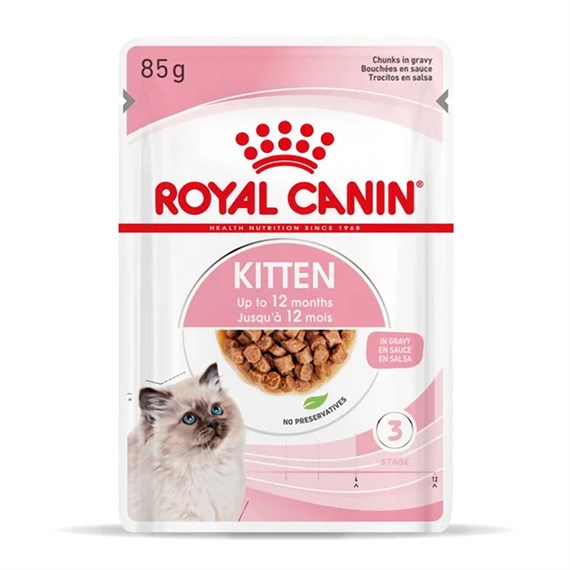 Royal Canin Kitten 12 Months Wet Cat Food Sachets 85G