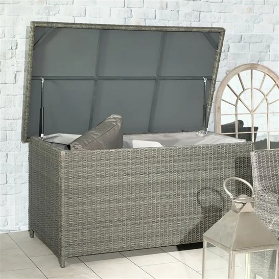 Royalcraft Paris Grey Outdoor Garden Cushion Storage Box