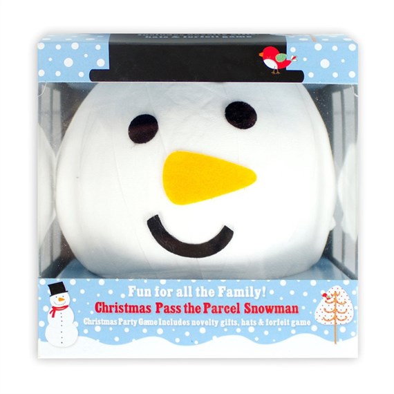 RSW Novelty Christmas Pass The Parcel Family Game - Snowman (XM4277)