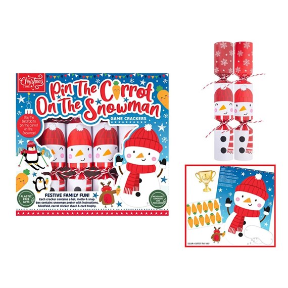 RSW Pin the Carrot on the Snowman Crackers 6 Pack (XM6821)