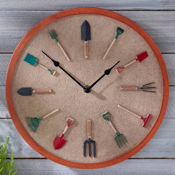 Smart Garden 12 Inch Garden Tools Gardeners Clock (5164024)