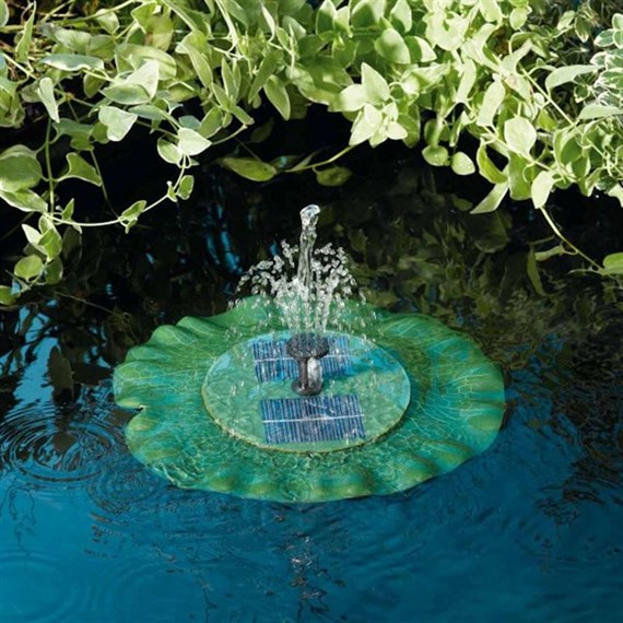 Smart Garden Lily Floating Solar Fountain (1280909RD)
