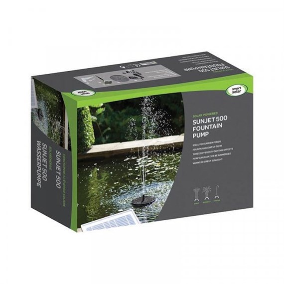 Smart Garden Sunjet 500 Water Fountain Pump (1290300RD)