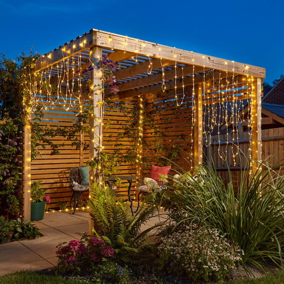Smart Garden 200 Smart Cool & Warm White LED Solar Garden String Light (1006019)