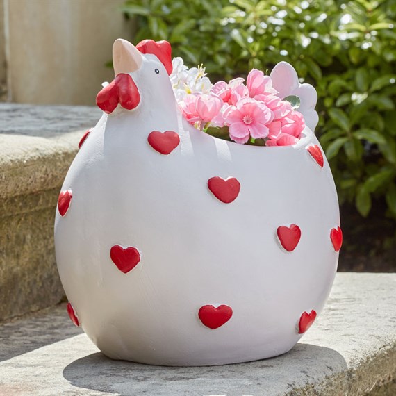 Smart Garden 26cm Hen Heart Patern Garden Planter (5071041)