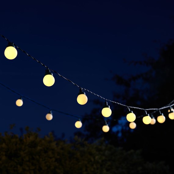 Smart Garden 30 Solar & Main Powered Festoon Garden String Lights (1003001)
