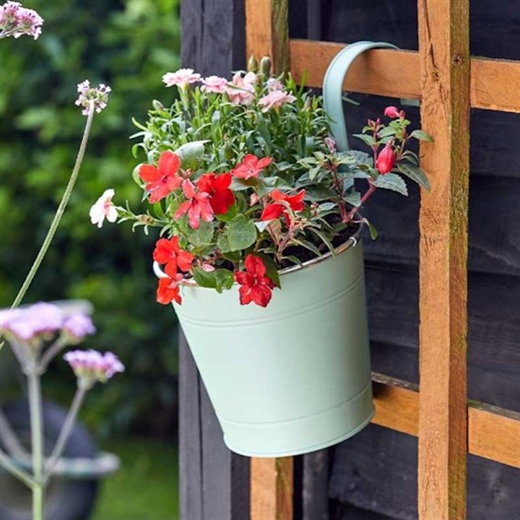 Smart Garden 6 Inch Fence & Balcony Hanging Pot - Sage (6030287)