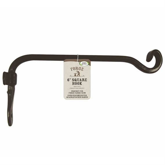 Smart Garden 6Inch Forge Square Hanging Basket Hook (6040030)