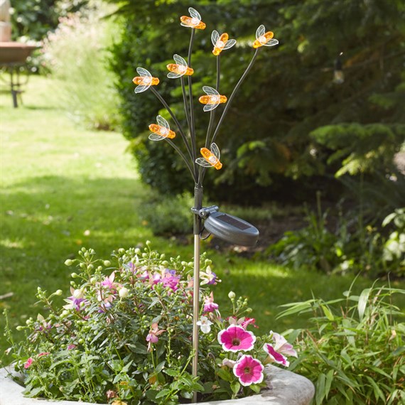 Smart Garden 8-Stem BeeLights Solar Garden Stake Light (1012053)
