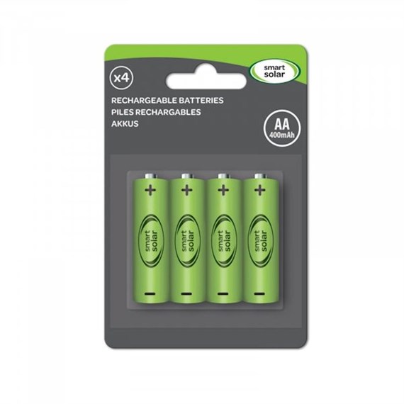 Smart Garden AA Rechargeable Batteries 600Mah (4Pk) Solar Batteries (1910110RC)