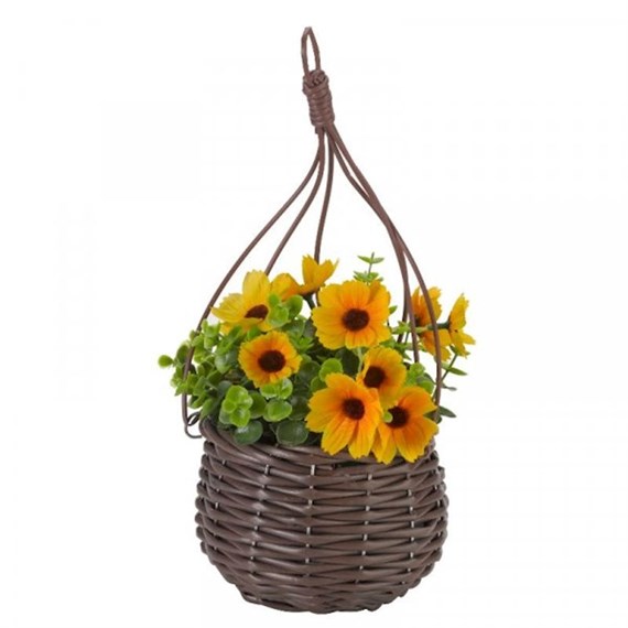 Smart Garden Artificial Hanging Basket Bouquets - Meadow Yellow (5610000)