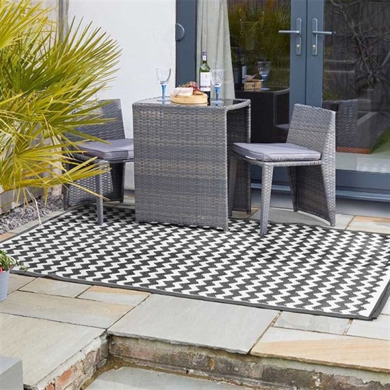 Smart Garden Atlantis Onyx Alfresco Garden Rug Mat 150x210cm (5540203)