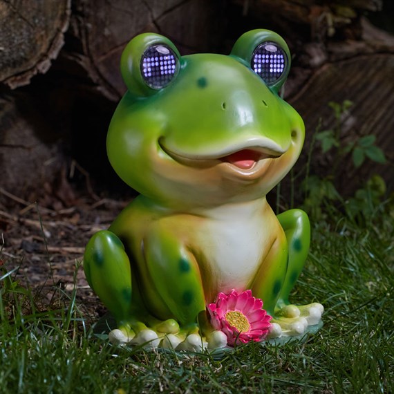 Smart Garden Blinkin Frog Solar Powered Garden Ornament Light (1020043)